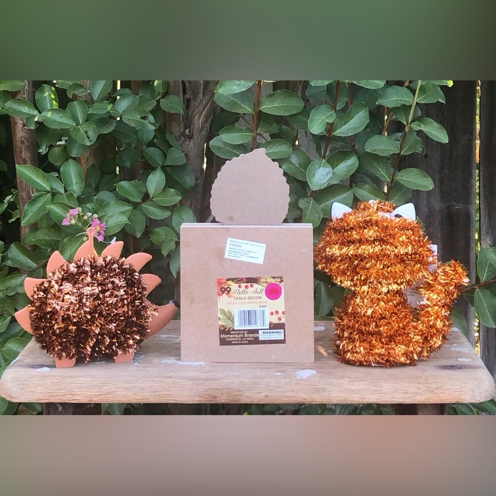 Autumn/Fall Tabletop Home Decor 3 pc Set - Picture 2 of 4